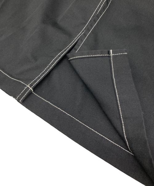 UNIVERSAL OVERALL（ユニバーサルオーバーオール）UNIVERSAL OVERALL (ユニバーサルオーバーオール) 別注 配色ステッチジャンパースカート ブラック サイズ:Fの古着・服飾アイテム