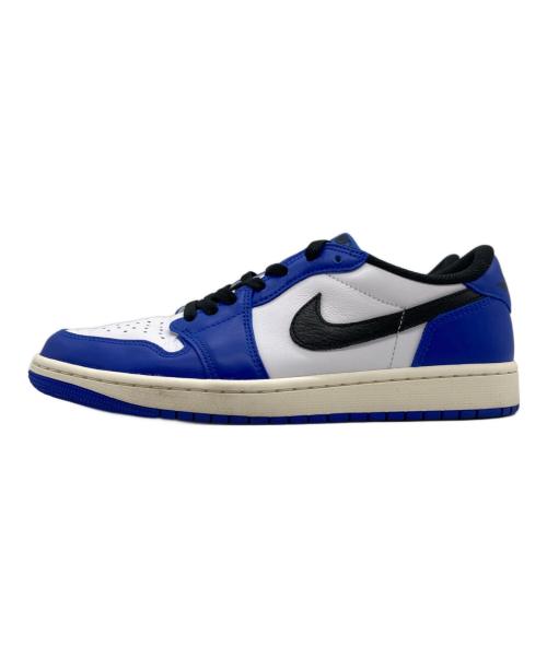 NIKE（ナイキ）NIKE (ナイキ) AIR JORDAN RETRO LOW OG ローカットスニーカー WHITE/BLACK-GAME ROYAL-SAIL サイズ:US9の古着・服飾アイテム