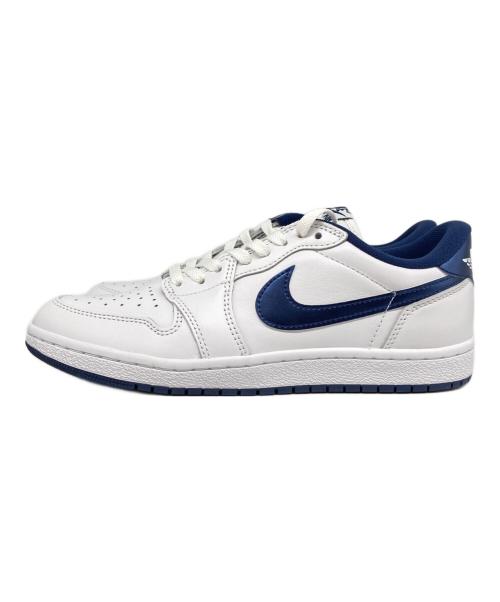 NIKE（ナイキ）NIKE (ナイキ) AIR JORDAN 1 LOW(エアジョーダン1ロー) 85 ローカットスニーカー WHITE/NAVY-WHITE サイズ:27の古着・服飾アイテム