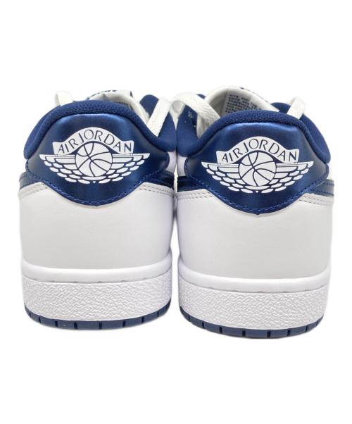 NIKE（ナイキ）NIKE (ナイキ) AIR JORDAN 1 LOW(エアジョーダン1ロー) 85 ローカットスニーカー WHITE/NAVY-WHITE サイズ:27の古着・服飾アイテム