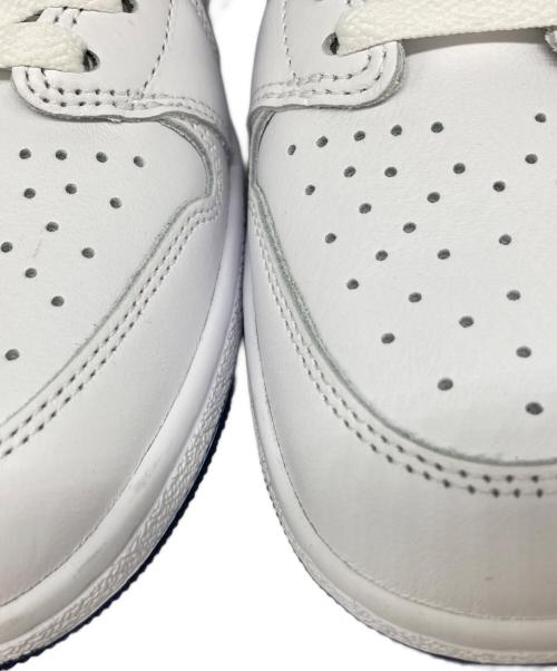 NIKE（ナイキ）NIKE (ナイキ) AIR JORDAN 1 LOW(エアジョーダン1ロー) 85 ローカットスニーカー WHITE/NAVY-WHITE サイズ:27の古着・服飾アイテム