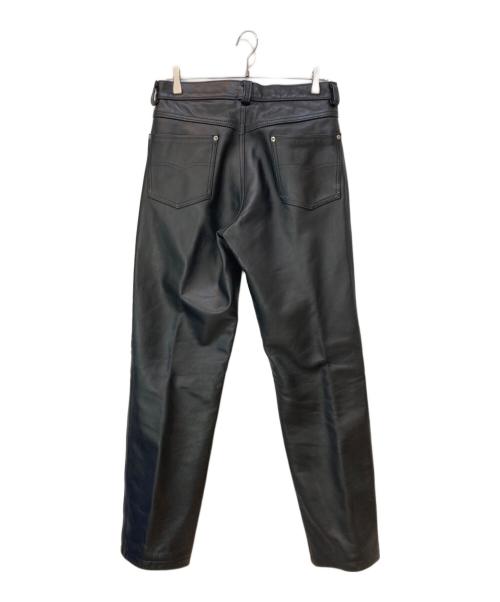 Schott（ショット）Schott (ショット) Leathercraft Process カウレザーパンツ ブラック サイズ:32の古着・服飾アイテム