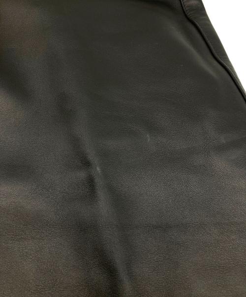 Schott（ショット）Schott (ショット) Leathercraft Process カウレザーパンツ ブラック サイズ:32の古着・服飾アイテム