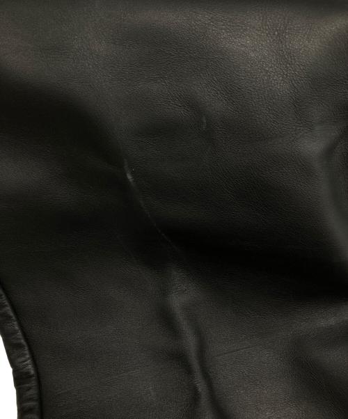 Schott（ショット）Schott (ショット) Leathercraft Process カウレザーパンツ ブラック サイズ:32の古着・服飾アイテム