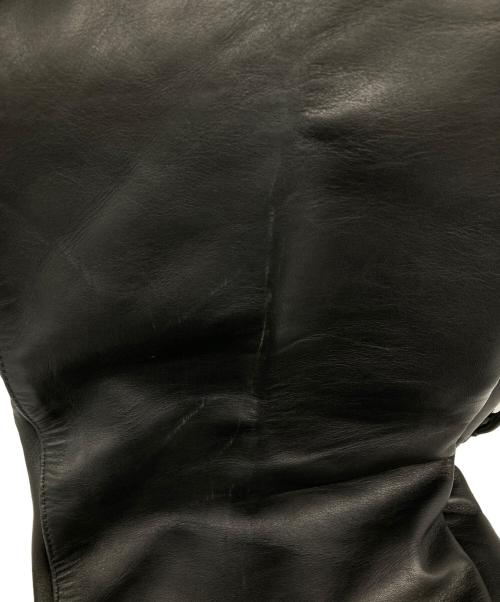 Schott（ショット）Schott (ショット) Leathercraft Process カウレザーパンツ ブラック サイズ:32の古着・服飾アイテム
