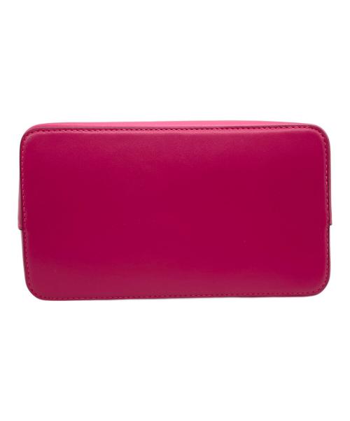 Kate Spade（ケイトスペード）Kate Spade (ケイトスペード) リーガンウーブンストローバケットバッグ ピンク サイズ:-の古着・服飾アイテム