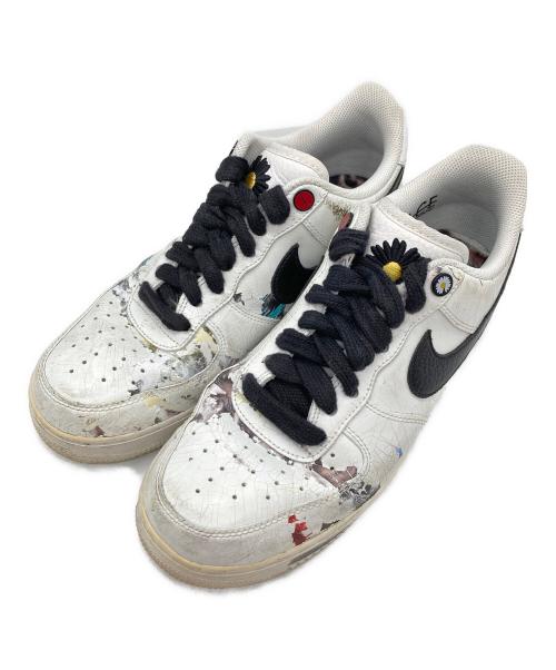 NIKE（ナイキ）NIKE (ナイキ) AIR FORCE 1 07/PARA-NOISE ローカットスニーカー WHITE/BLACK-WHITE サイズ:US9.5の古着・服飾アイテム