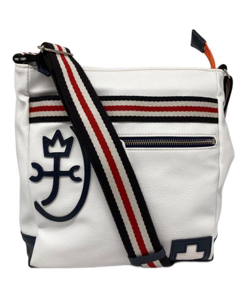 CASTELBAJAC（カステルバジャック）CASTELBAJAC (カステルバジャック) パンセ ショルダーバッグ ホワイトの古着・服飾アイテム