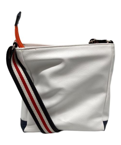 CASTELBAJAC（カステルバジャック）CASTELBAJAC (カステルバジャック) パンセ ショルダーバッグ ホワイトの古着・服飾アイテム