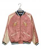 HOUSTONヒューストン）の古着「RAYON SOUVENIR JACKET MAIKO」｜ピンク