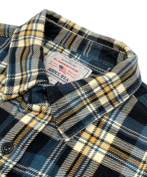 AVIREX（アヴィレックス）AVIREX (アヴィレックス) チェックネルシャツ マルチカラー サイズ:Lの古着・服飾アイテム
