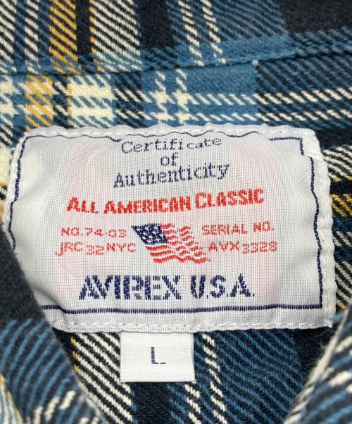 AVIREX（アヴィレックス）AVIREX (アヴィレックス) チェックネルシャツ マルチカラー サイズ:Lの古着・服飾アイテム