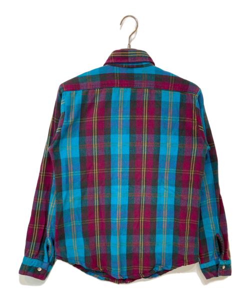 FIVE BROTHER（ファイブブラザー）FIVE BROTHER (ファイブブラザー) 90s TALLMAN チェックネルシャツ ブルー サイズ:Lの古着・服飾アイテム