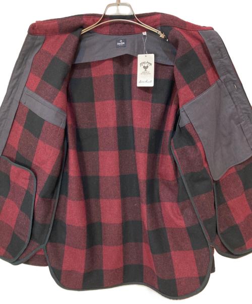 BLUE BLUE（ブルーブルー）BLUE BLUE (ブルーブルー) ユーティリティシャツジャケット レッド サイズ:2の古着・服飾アイテム