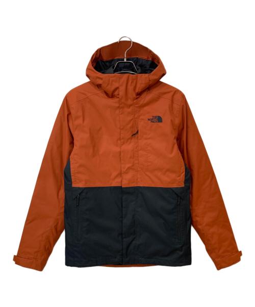 THE NORTH FACE（ザ ノース フェイス）THE NORTH FACE (ザ ノース フェイス) TRICLIMATE JACKET オレンジ×ブラック サイズ:Sの古着・服飾アイテム