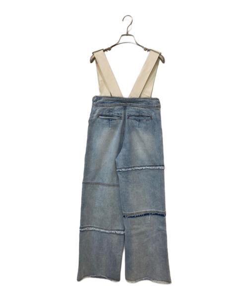 ALEXIA STAM（アリシアスタン）ALEXIA STAM (アリシアスタン) パッチワークストレートデニムパンツ インディゴ サイズ:Sの古着・服飾アイテム