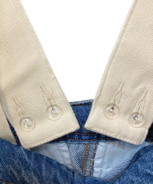 ALEXIA STAM（アリシアスタン）ALEXIA STAM (アリシアスタン) パッチワークストレートデニムパンツ インディゴ サイズ:Sの古着・服飾アイテム