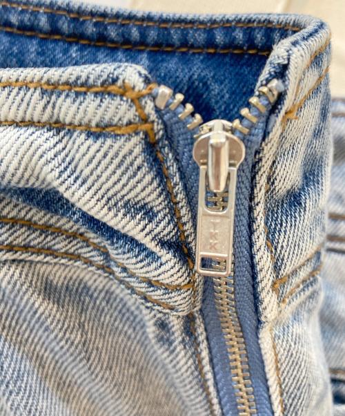 ALEXIA STAM（アリシアスタン）ALEXIA STAM (アリシアスタン) パッチワークストレートデニムパンツ インディゴ サイズ:Sの古着・服飾アイテム