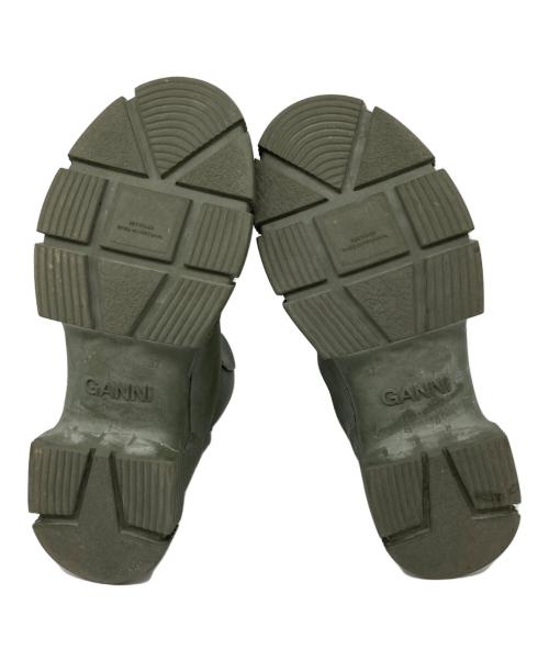 GANNI（ガニー）GANNI (ガニー) SHORT RAIN BOOTS グリーン サイズ:37の古着・服飾アイテム