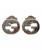 GUCCIグッチ）の古着「インターロッキングG ピアス」｜シルバー