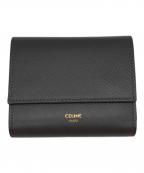 CELINEセリーヌ）の古着「SMALL TRIFOLD WALLET」｜グレー