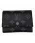 LOUIS VUITTON（ルイ ヴィトン）の古着「3つ折り財布」｜ブラック