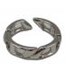 DIESEL (ディーゼル) D Logo Sterling Silver Band Ring シルバー サイズ:10：10000円