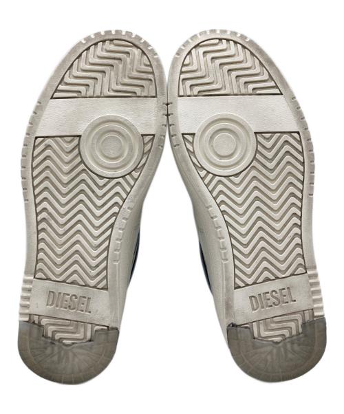 DIESEL（ディーゼル）DIESEL (ディーゼル) S-Oval Skate Low  ローカットスニーカー ベージュ サイズ:US8.5の古着・服飾アイテム