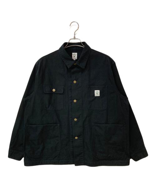 South2 West8（サウスツー ウエストエイト）South2 West8 (サウスツー ウエストエイト) Coverall - 11.5oz Cotton Canvas ブラック サイズ:Mの古着・服飾アイテム