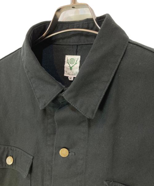 South2 West8（サウスツー ウエストエイト）South2 West8 (サウスツー ウエストエイト) Coverall - 11.5oz Cotton Canvas ブラック サイズ:Mの古着・服飾アイテム
