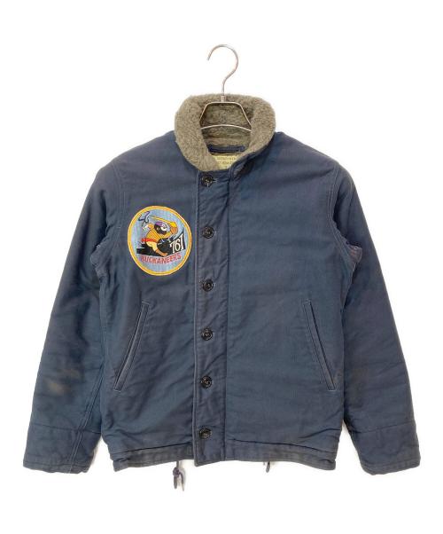 BUZZ RICKSON'S（バズリクソンズ）BUZZ RICKSON'S (バズリクソンズ) N-1デッキジャケット ネイビー サイズ:34の古着・服飾アイテム
