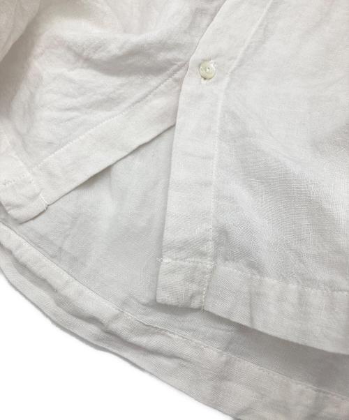 nest Robe（ネストローブ）nest Robe (ネストローブ) リネン近江晒レース切り替え袖ワンピース アイボリー サイズ:-の古着・服飾アイテム