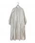 nest Robe (ネストローブ) リネン近江晒レース切り替え袖ワンピース アイボリー サイズ:-：15000円