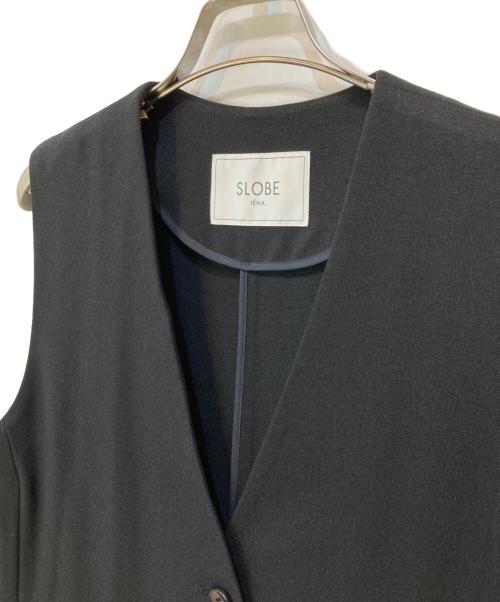SLOBE IENA（スローブ イエナ）SLOBE IENA (スローブ イエナ) ツィードジレ ブラック サイズ:無の古着・服飾アイテム