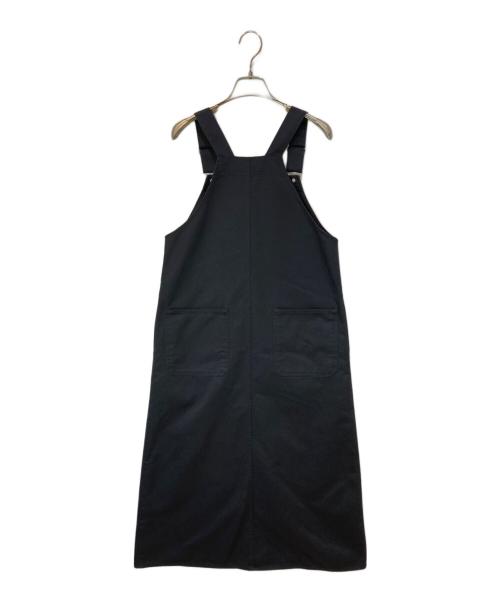 JOURNAL STANDARD relume（ジャーナルスタンダード レリューム）JOURNAL STANDARD relume (ジャーナルスタンダード レリューム) ウォッシャブルTCツイルジャンパースカート ブラック サイズ:Fの古着・服飾アイテム