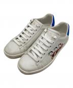 GUCCI×DISNEYグッチ×ディズニー）の古着「Ace レザー ローカットスニーカー」｜ホワイト