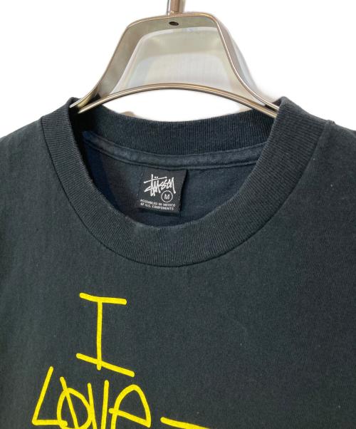 stussy（ステューシー）stussy (ステューシー) 00s rock my gold Tシャツ ブラック サイズ:Mの古着・服飾アイテム