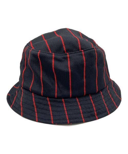 SUPREME（シュプリーム）SUPREME (シュプリーム) 16SS stripe mesh crusher hat ブラックの古着・服飾アイテム