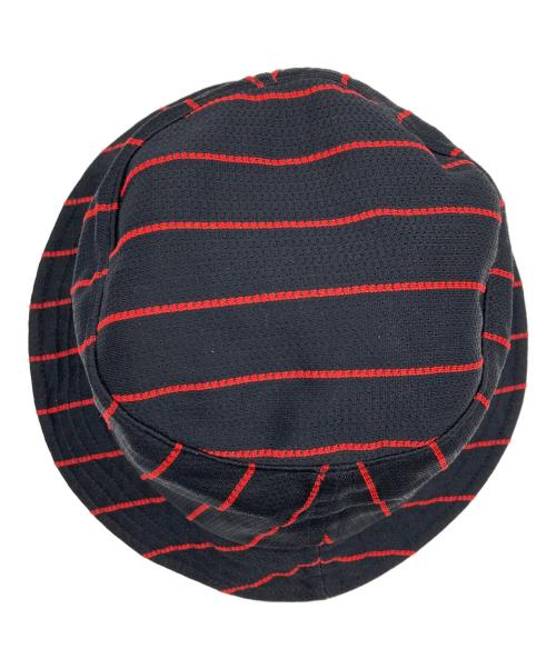 SUPREME（シュプリーム）SUPREME (シュプリーム) 16SS stripe mesh crusher hat ブラックの古着・服飾アイテム