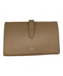 CELINE（セリーヌ）の古着「Large Strap Wallet」｜ベージュ