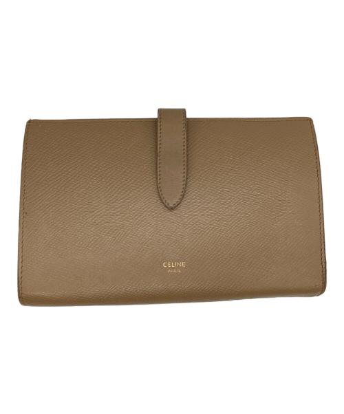 CELINE（セリーヌ）CELINE (セリーヌ) Large Strap Wallet ベージュ サイズ:-の古着・服飾アイテム
