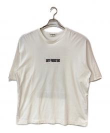 COOTIE PRODUCTIONS（クーティープロダクツ）の古着「ロゴTシャツ」｜ホワイト