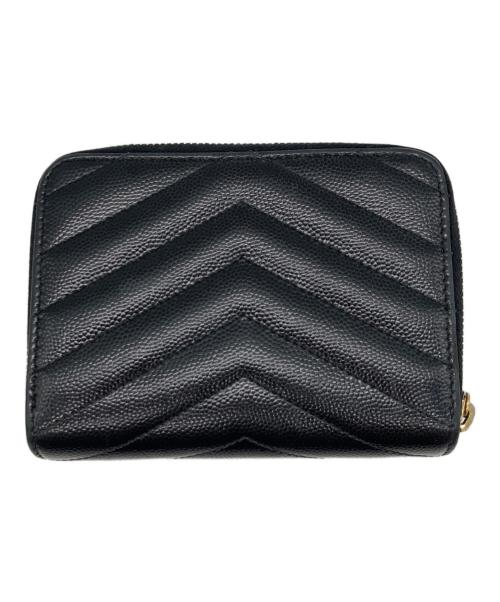 Saint Laurent Paris（サンローランパリ）Saint Laurent Paris (サンローランパリ) コンパクトジップアラウンドウォレット ブラック サイズ:-の古着・服飾アイテム
