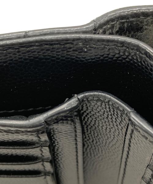 Saint Laurent Paris（サンローランパリ）Saint Laurent Paris (サンローランパリ) コンパクトジップアラウンドウォレット ブラック サイズ:-の古着・服飾アイテム