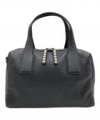 ear PAPILLONNERイアパピヨネ）の古着「スタッズボストンバッグ」｜ブラック