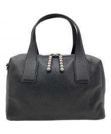 ear PAPILLONNER（イアパピヨネ）の古着「スタッズボストンバッグ」｜ブラック