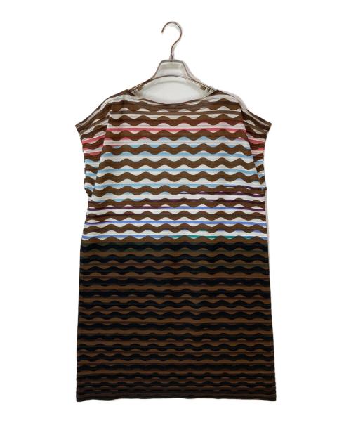 ISSEY MIYAKE（イッセイミヤケ）ISSEY MIYAKE (イッセイミヤケ) WAVE柄 チュニック マルチカラー サイズ:2の古着・服飾アイテム