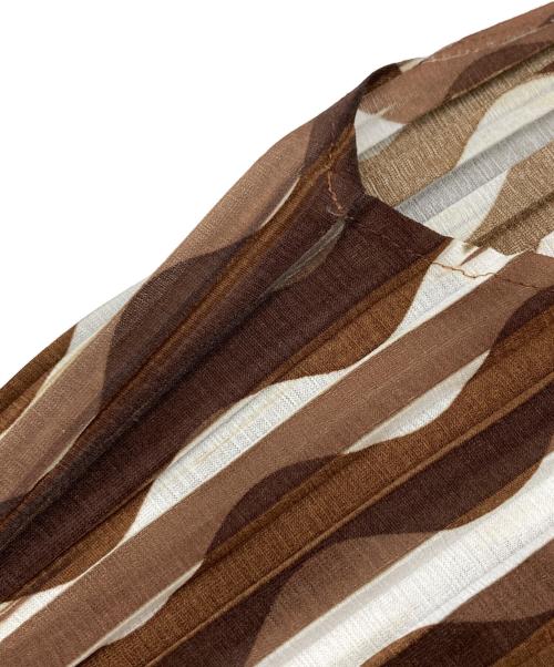 ISSEY MIYAKE（イッセイミヤケ）ISSEY MIYAKE (イッセイミヤケ) WAVE柄 チュニック マルチカラー サイズ:2の古着・服飾アイテム