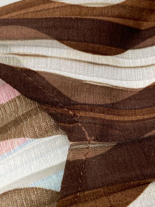 ISSEY MIYAKE（イッセイミヤケ）ISSEY MIYAKE (イッセイミヤケ) WAVE柄 チュニック マルチカラー サイズ:2の古着・服飾アイテム