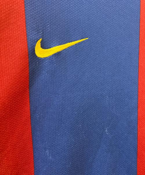 NIKE（ナイキ）NIKE (ナイキ) Barcelona 2006 2007 Home Soccer Jersey Shirt ブルー×レッド サイズ:無しの古着・服飾アイテム
